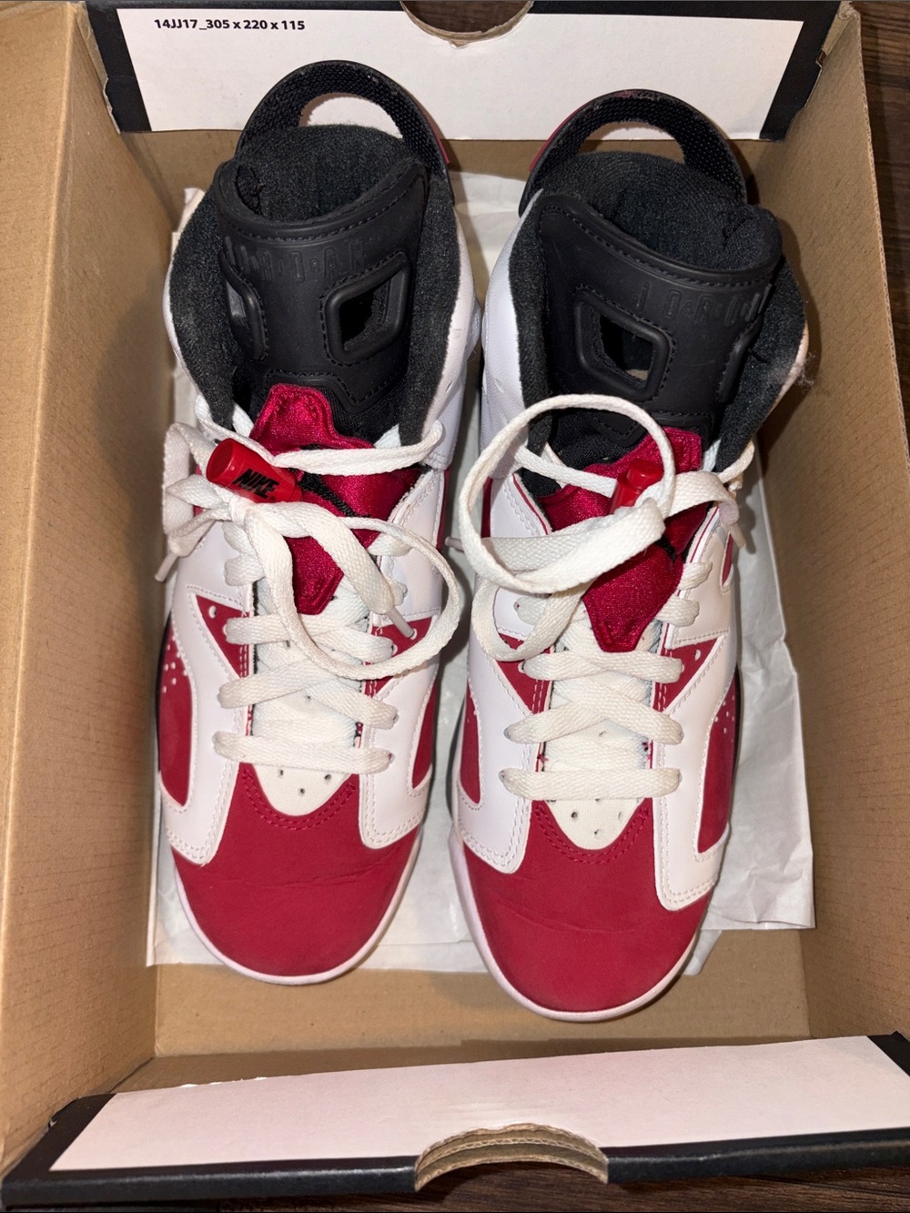 Jordan Kids Red, White & Black High-Top Sneakers